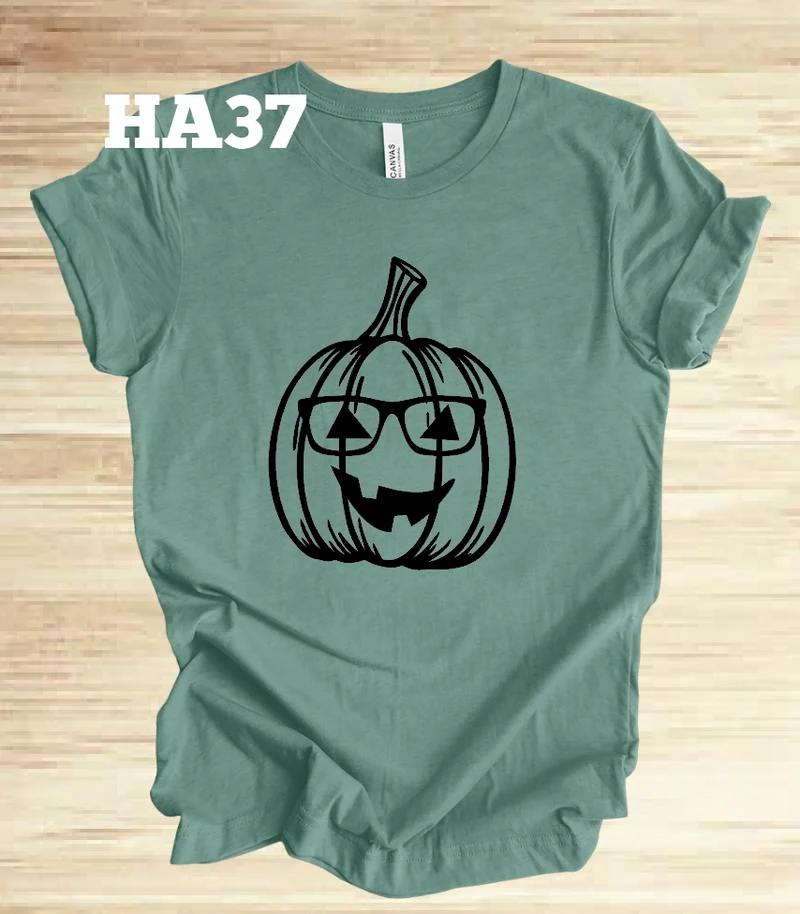 Jack-o-Lantern with Bold Glasses
