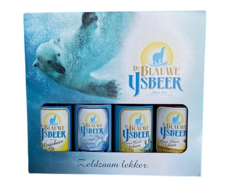 Geschenk 4 Bieren - Brouwerij De Blauwe IJsbeer