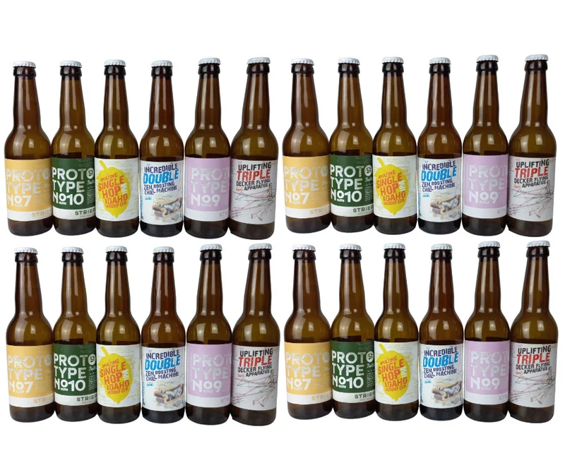 Mix Doos 24 Bieren - Strieper Craft Beer