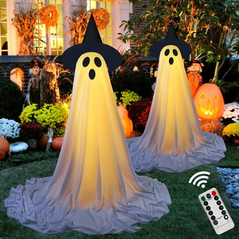 Decorazione Halloween Set Fantasmi Esposizione Esterno