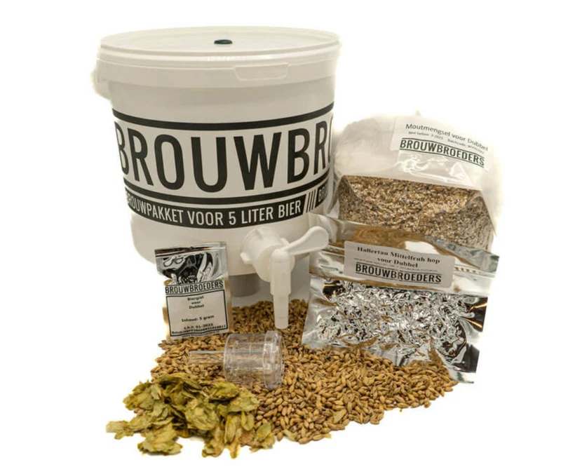 Bier Brouwpakket (5 liter) Dubbel - Brouwbroeders