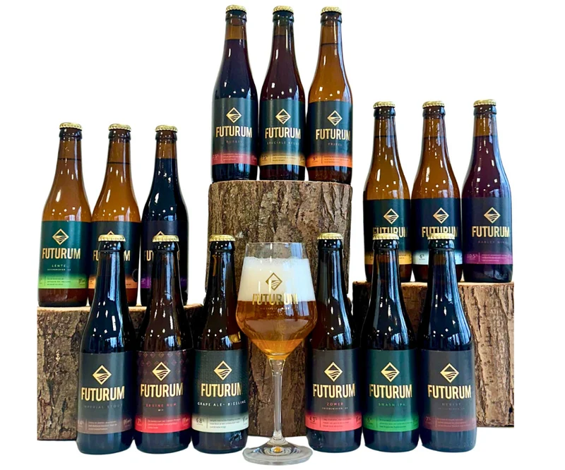Proeverij 'Futurum' 15 Bieren + Bierglas - Brouwerij De Toekomst