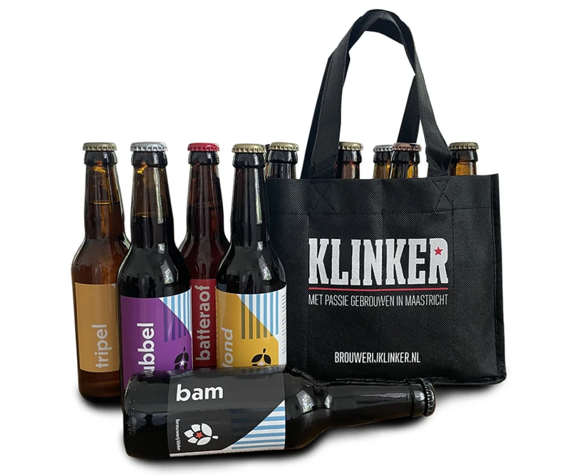 Klinker Bier Tas 8 bieren - Brouwerij Klinker