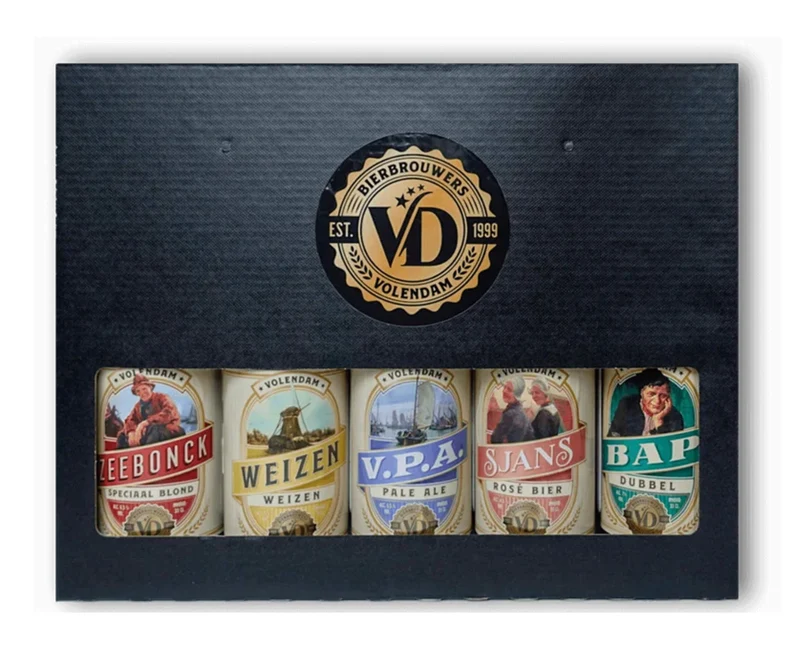 Geschenkverpakking 5 flessen - Brouwerij Volendam