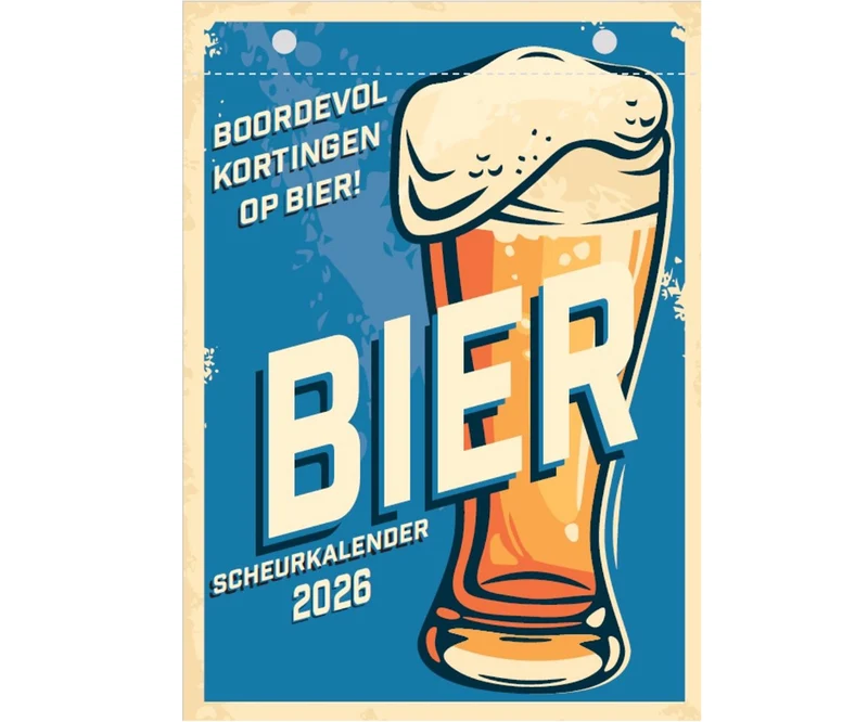 Bier Scheurkalender 2026 - Arjan Jonker