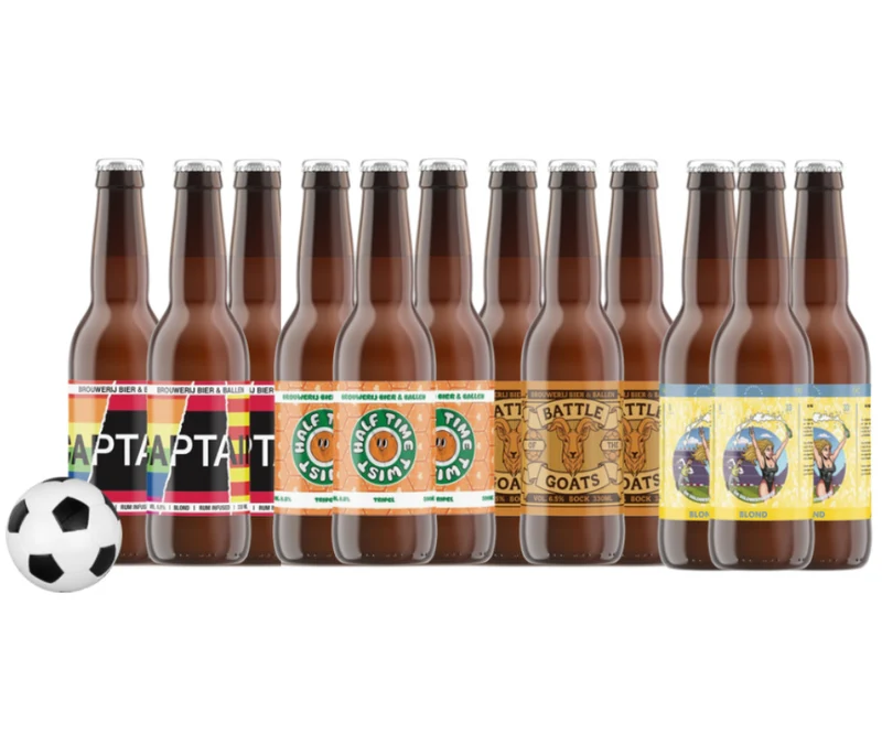 Bierpakket Mix 12 bieren - Brouwerij Bier & Ballen