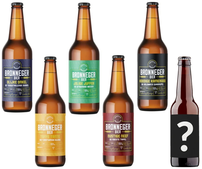 Bierpakket Mix 6 bieren - Bronneger Bier