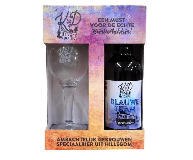 Blauwe Tram 75cl + Bierglas - Brouwerij Klein Duimpje