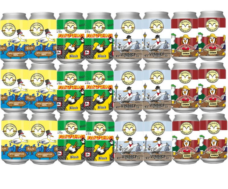 Mixpakket 24 Bieren - Seagull Brewing