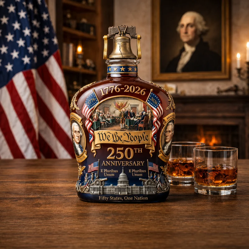 Decanter Whisky Vetro Decorativo Bar Casa Anniversario