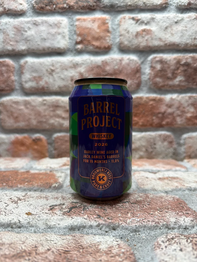 Brouwerij Kees Kees Barrel Project 2026 Barley Wine Aged In Jack Daniel’s Barrels Barleywine - 33 CL
