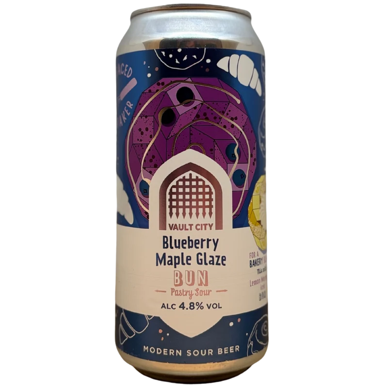 Vault City - Blueberry Maple Glazed Bun
