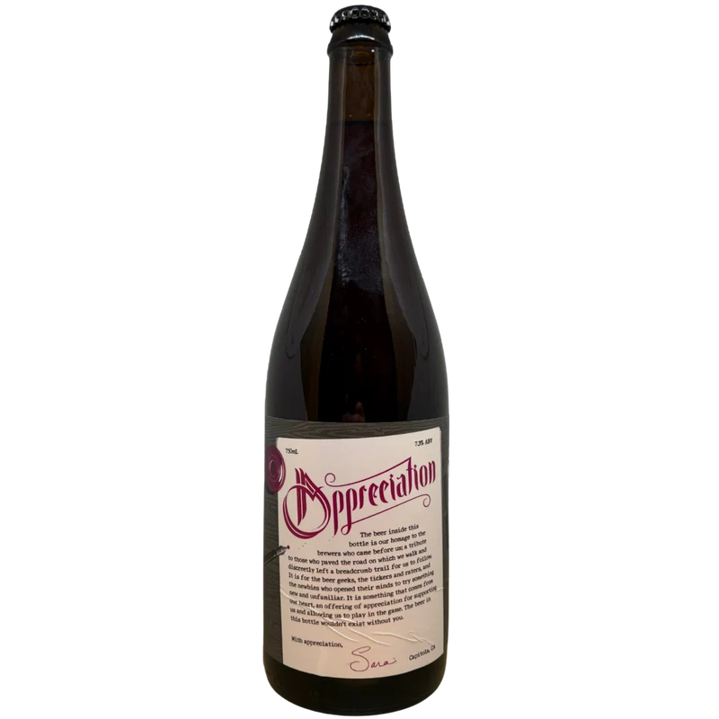 Sante Adairius Rustic Ales - Appreciation