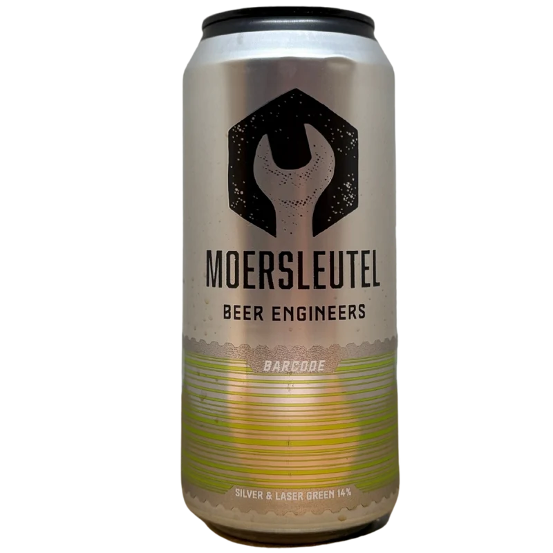 Moersleutel - Barcode: Silver & Laser Green