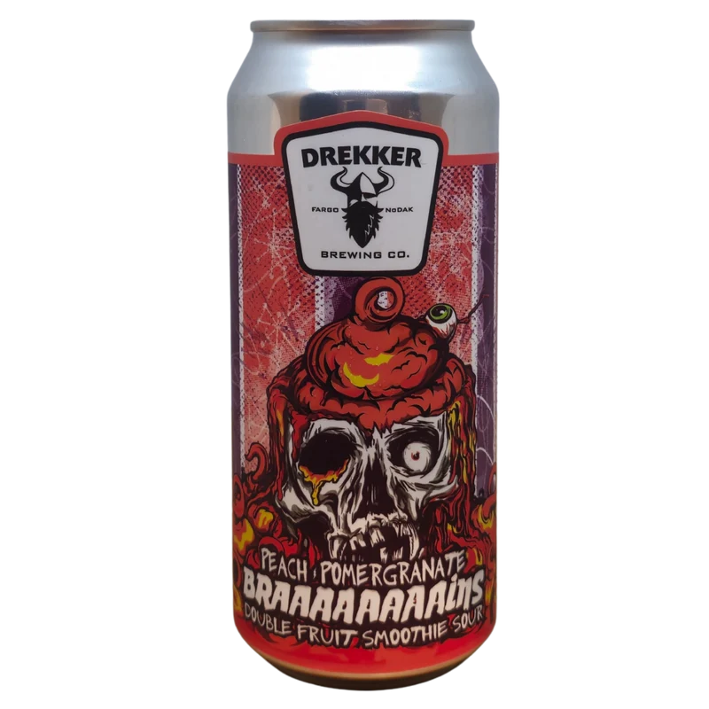 Drekker - Braaaaains - Peach Pomegranate