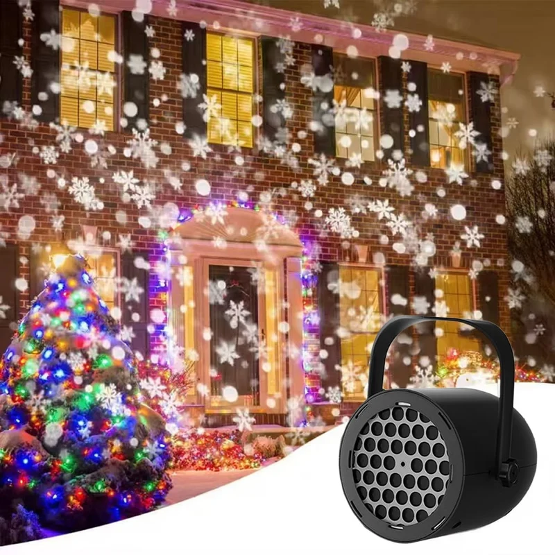 Kerst Projector Lamp Draaibeelden Buiten Binnen