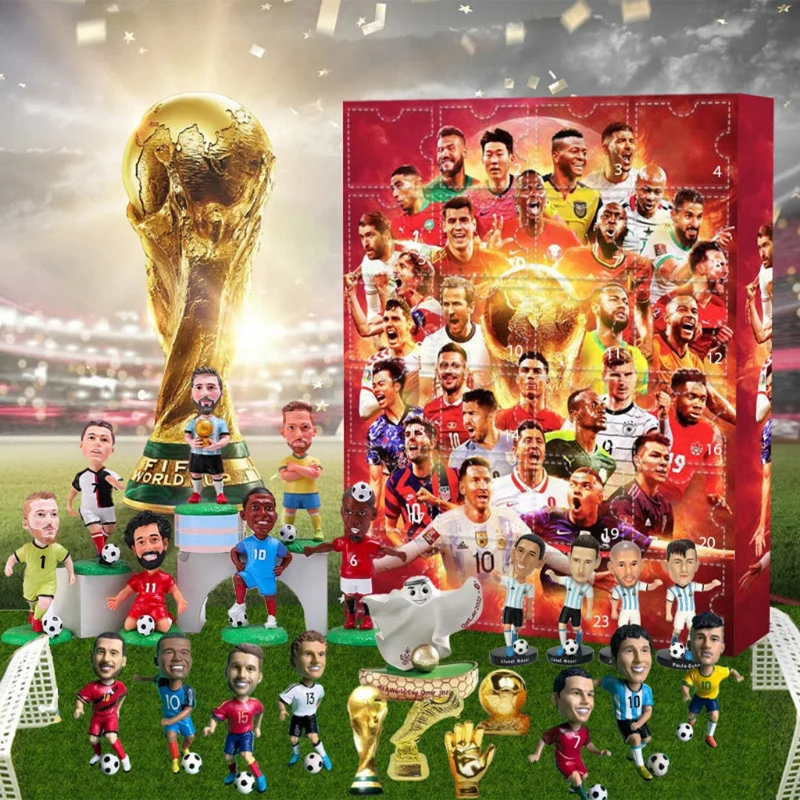 Adventskalender Speelgoed Voetbal Thema Mini Figuren Cadeauset