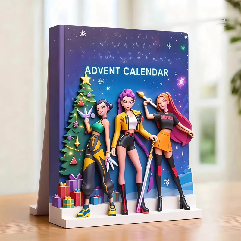 Anime Adventskalender Speelgoed Figuren 24-daags Kerst Cadeau Set