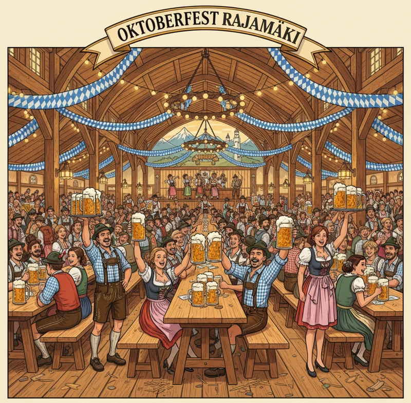 Lisää lippuja ovelta! Sisäänpääsy 15€. Oktoberfest Rajamäki pääsylippu