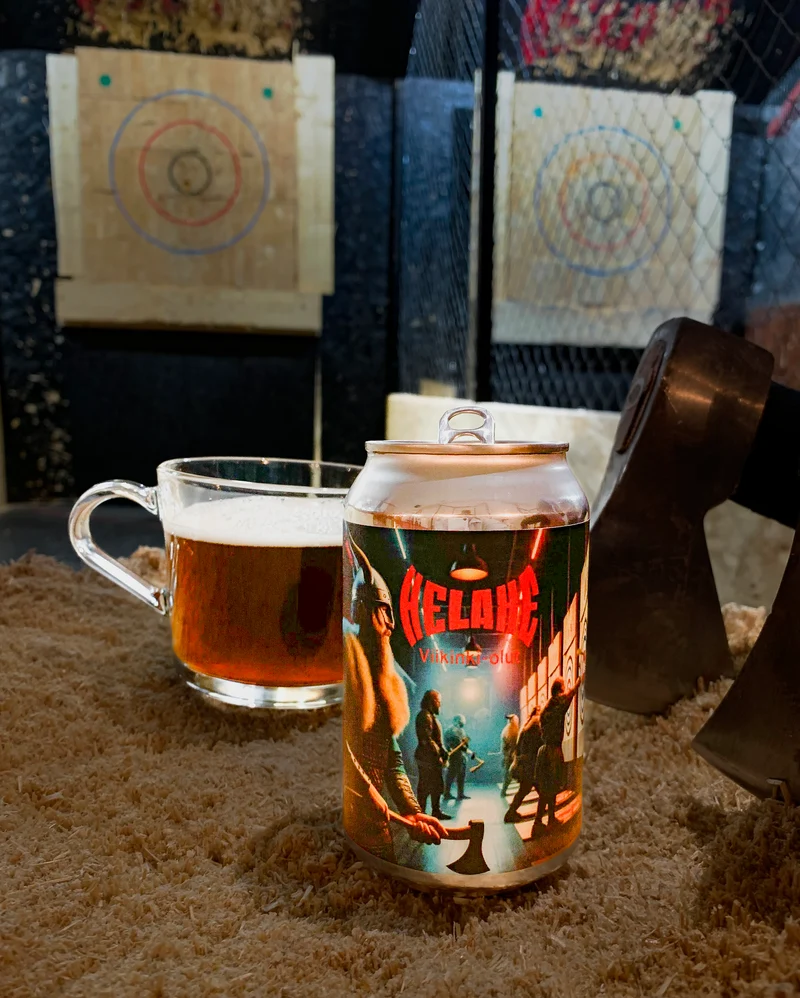 Limited-run HELAXE Viking Beer