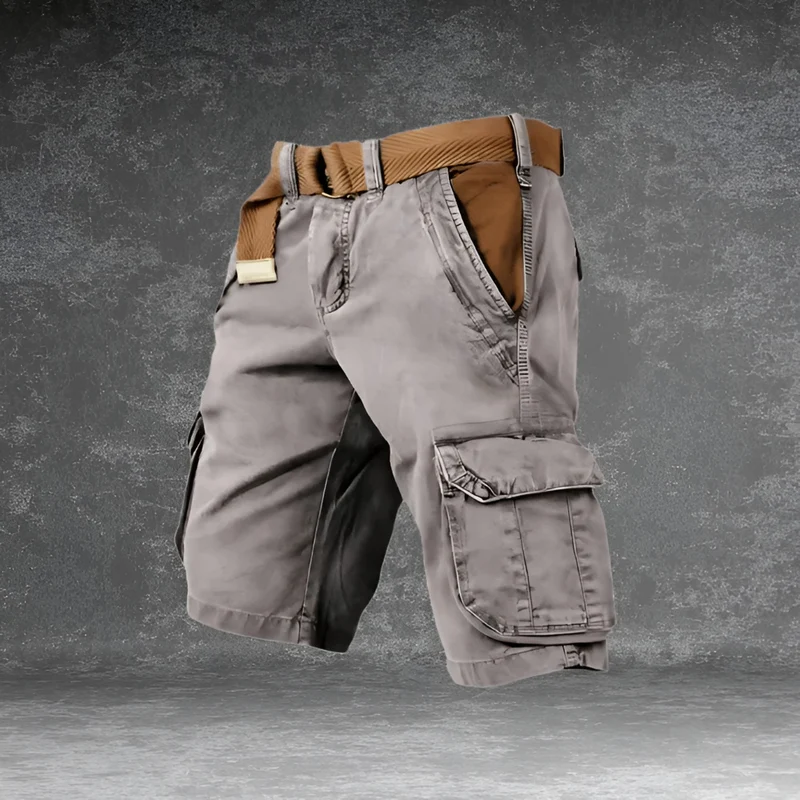 Wandel Shorts Cargo Broek Werkbroek Multi Zak Comfort Heren