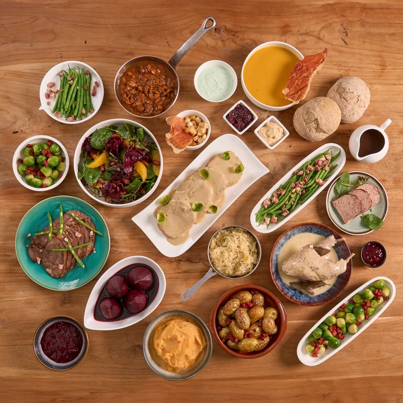 Shared kerst diner / klassieke kersttafel
