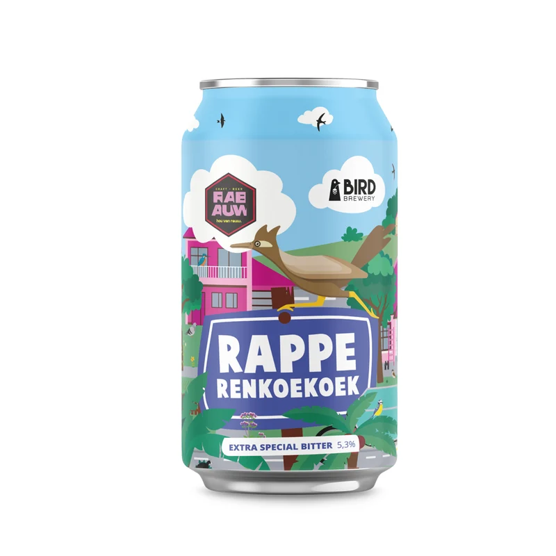 Rappe Renkoekoek - Extra Special Bitter 5,3% - Bird Brewery X Rabauw