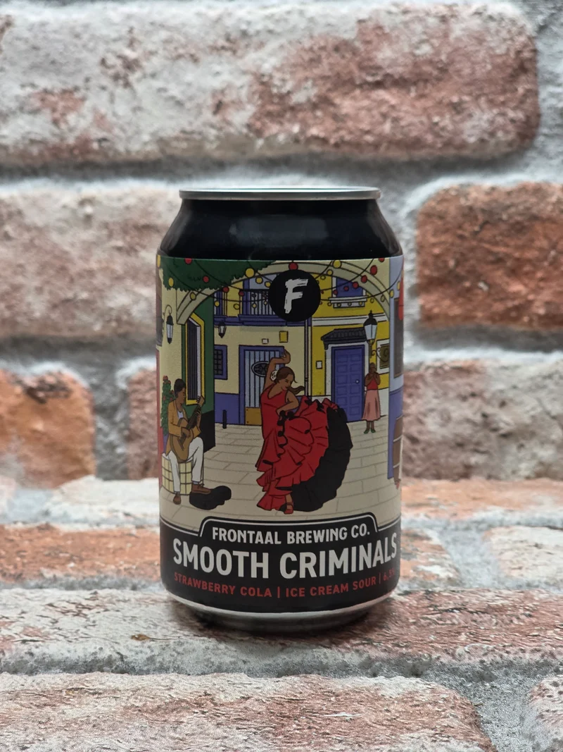 Frontaal Brewing Co. Smooth Criminals: Strawberry Cola Sour - 33 CL