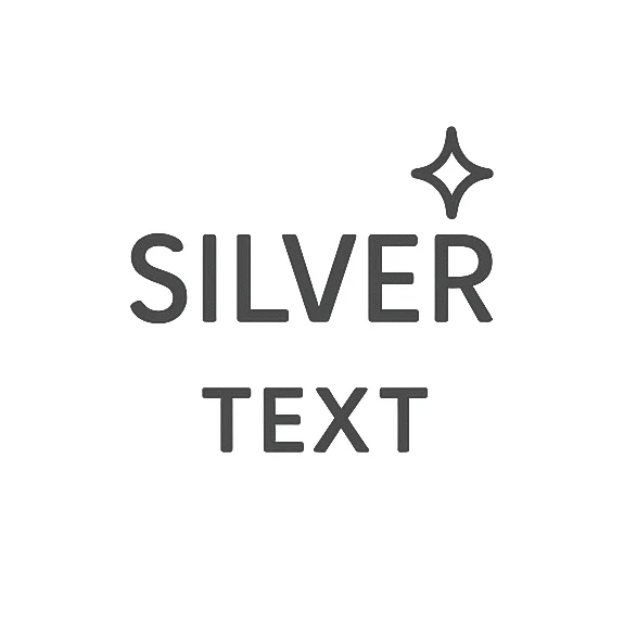 Engraving - Silver Text Only