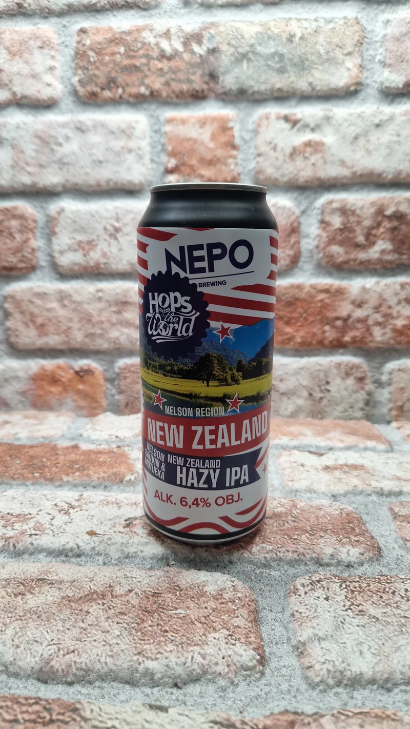 Nepo Hops Around the World - New Zealand - Nectaron, Nelson Sauvin, Rakau IPA - 50 CL