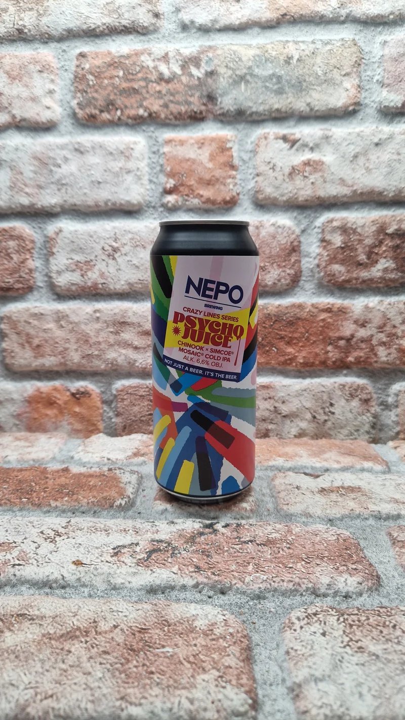 Nepo Brewing Crazy Lines Series: Psycho Juice IPA - 44 CL