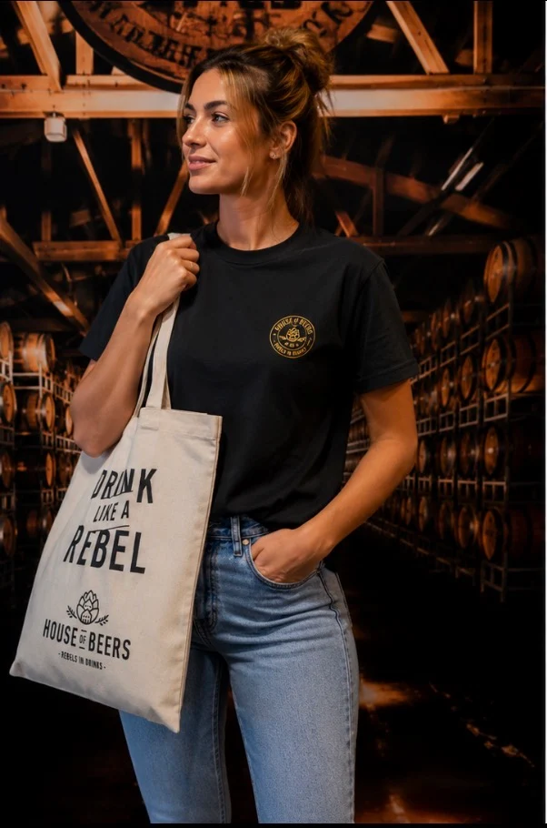 House Of Beers/ Bourbon County Stoffen Tas