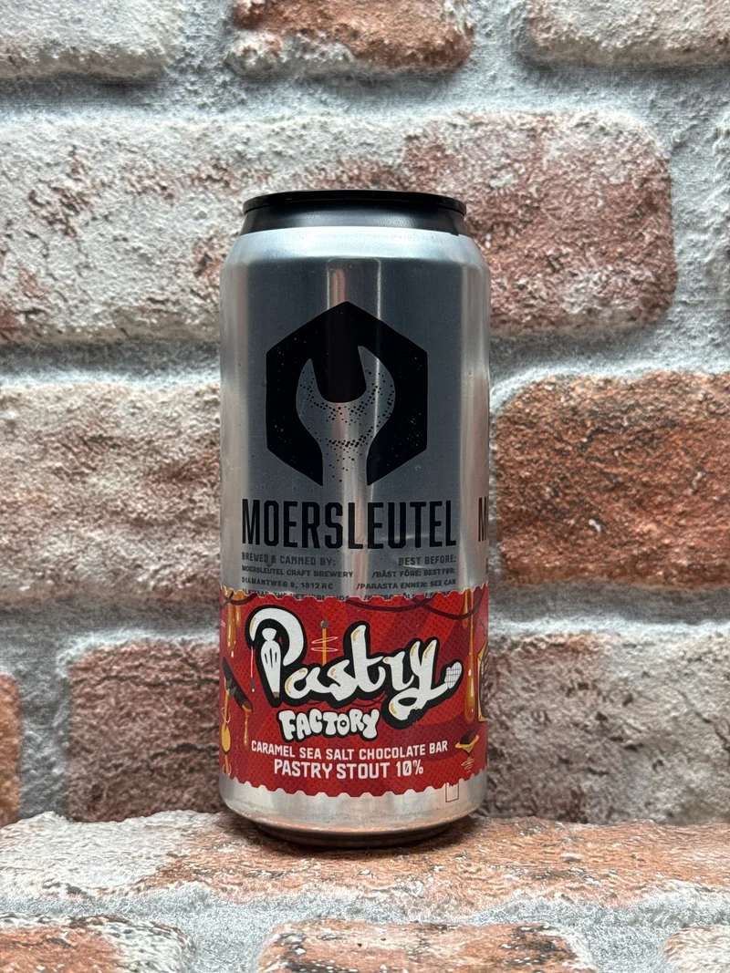 Moersleutel Pastry Factory: Caramel Sea Salt Chocolate Bar Stout - 44 CL