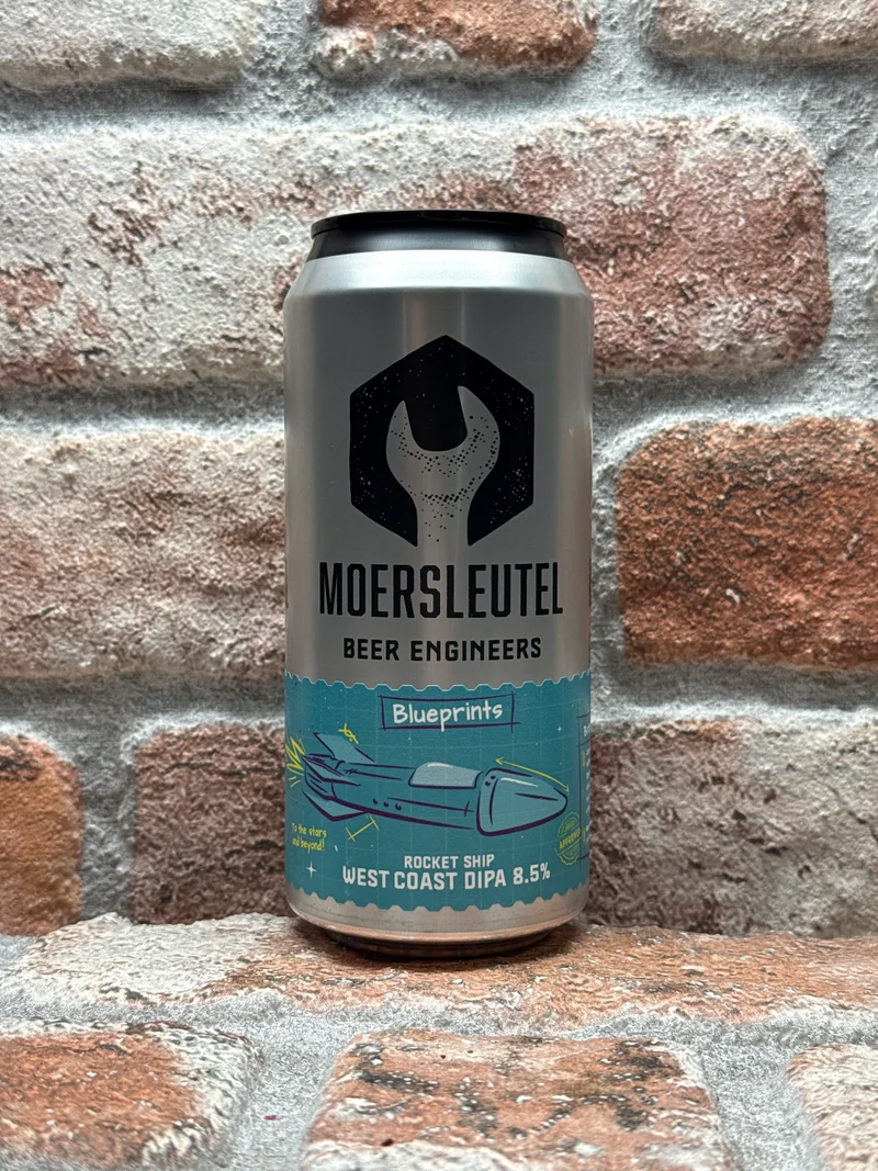 Moersleutel Blueprints: Rocket Ship IPA - 44 CL