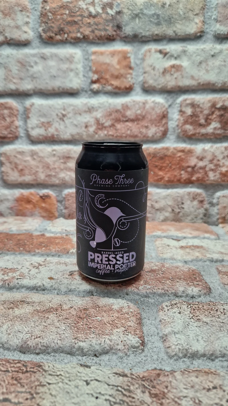 Phase Three Pressed Maple Barrel Aged IMP Porter With Coffee And Maple - 35 CL