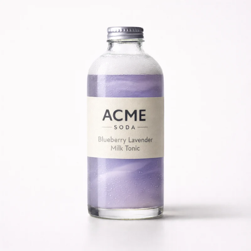Blueberry Lavender Milk Tonic
