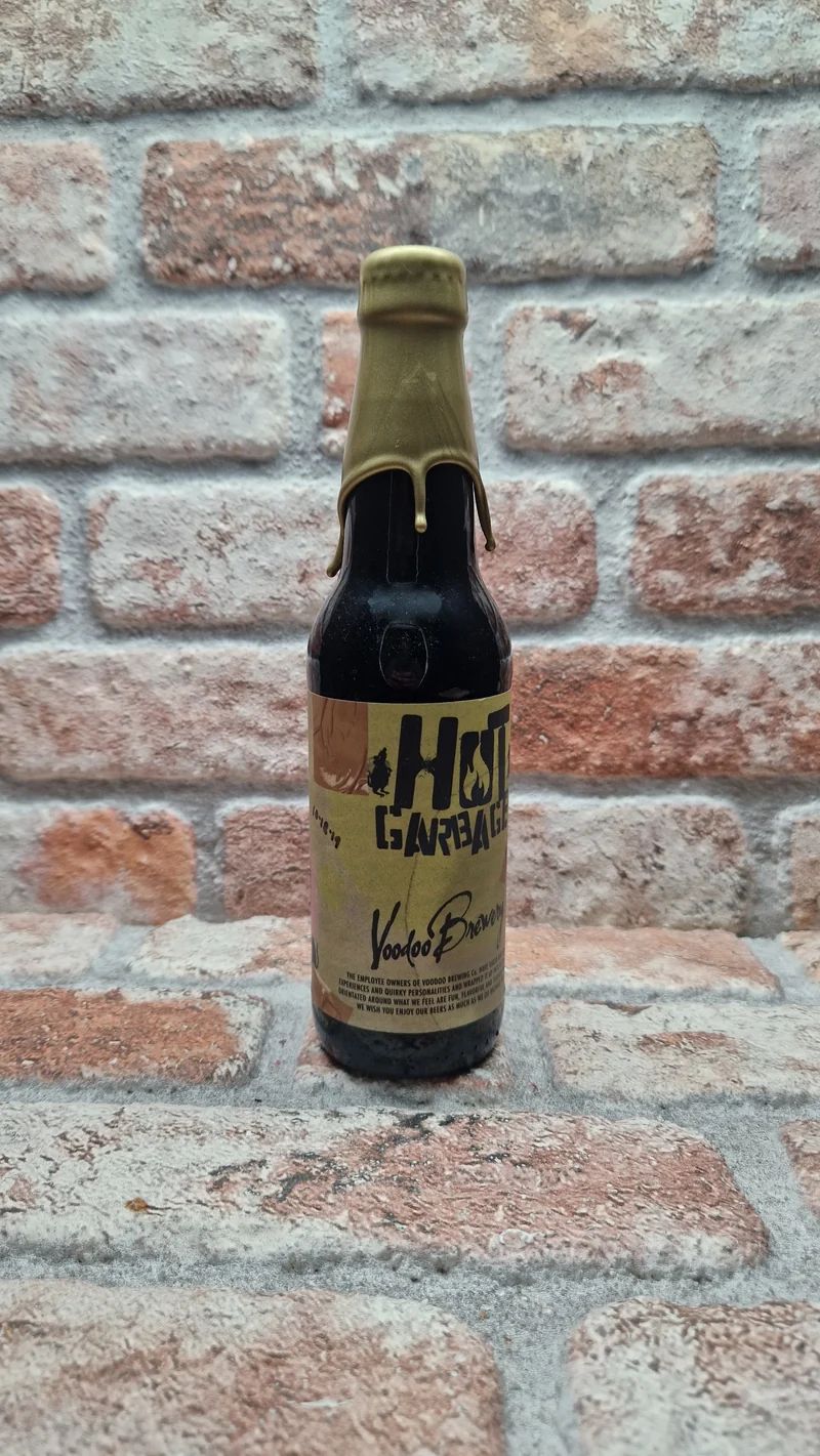 Voodoo Brewing Company Hot Garbage Aged In Buffalo Trace Bourbon (Gold Wax, 10.18.19) Stout - 35 CL