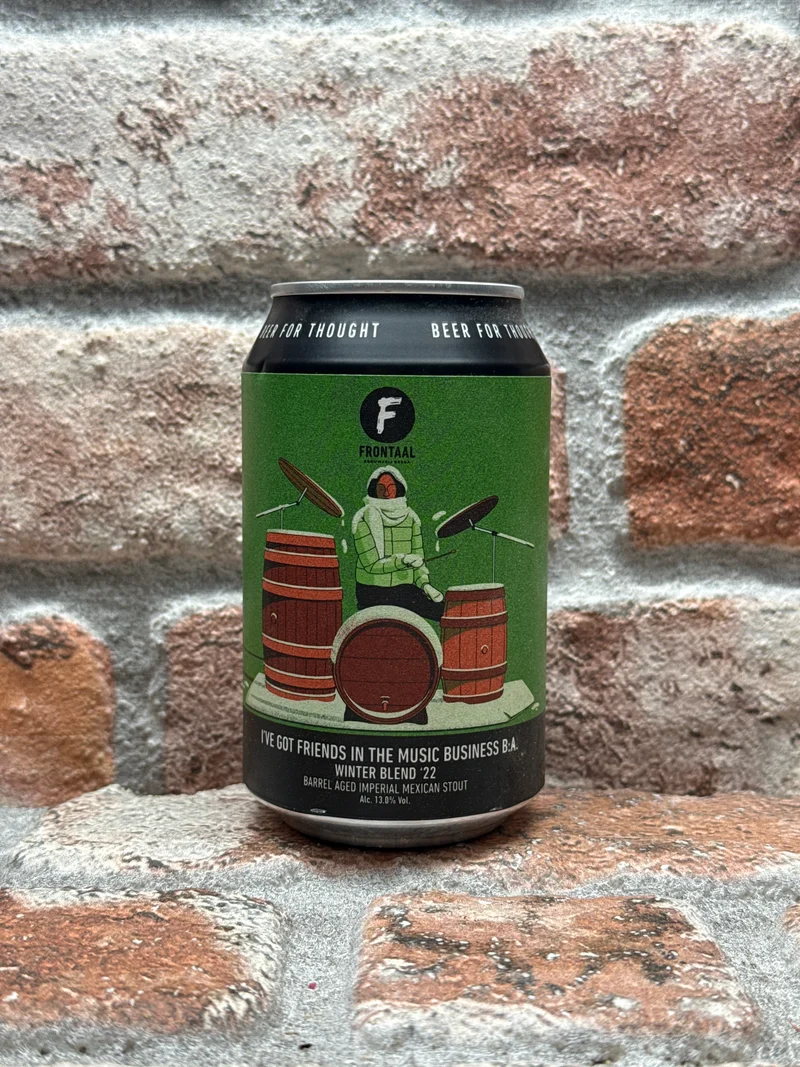 Frontaal Brewing Co. I've Got Friends In the Music Business B.A. Winter Blend '22 Stout - 33 CL