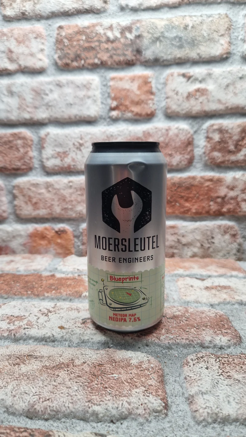 Moersleutel Craft Brewery Blueprints: Meteor Map IPA - 44 CL