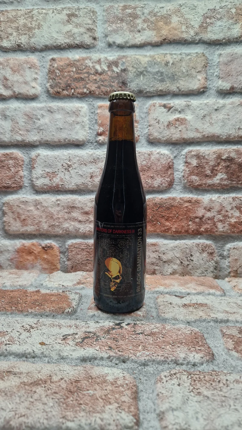 De Struise Brouwers Black Damnation 33 A.K.A. Masters of Darkness III (BA Islay peated whisky) Stout - 33 CL