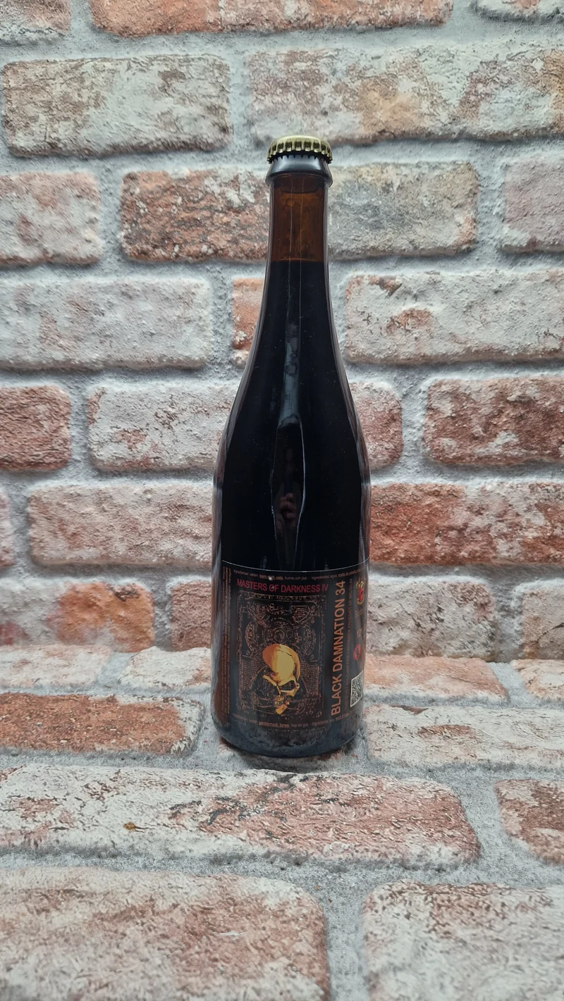 De Struise Brouwers Black Damnation 34 A.K.A. Masters of Darkness IV Stout - 75 CL