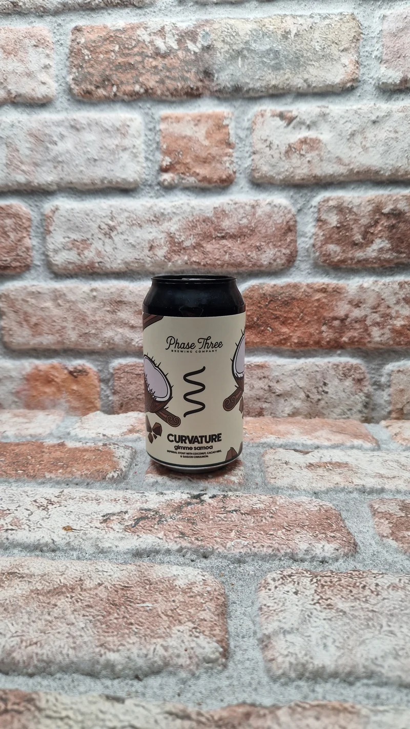 Phase Three Brewing Curvature: Gimme Samoa Stout - 33 CL
