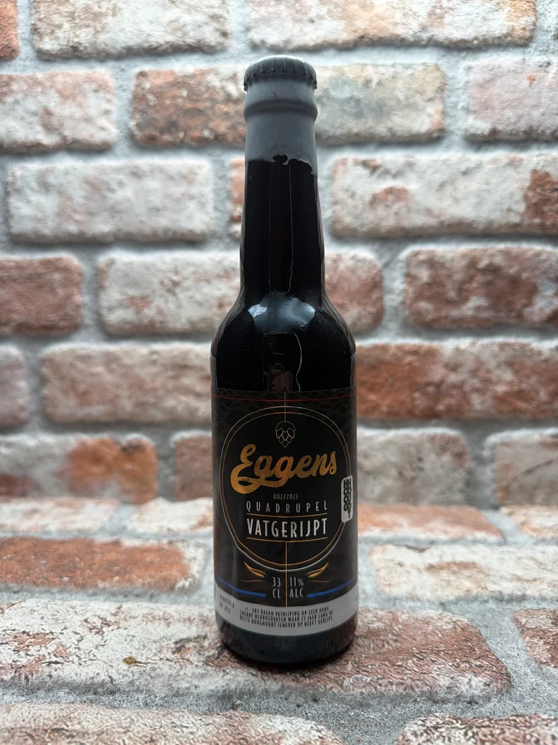 Eggens Quadrupel Vatgerijpt 002/2023 - Sherry Oloroso / Hooghoudt Jenever - 33 CL