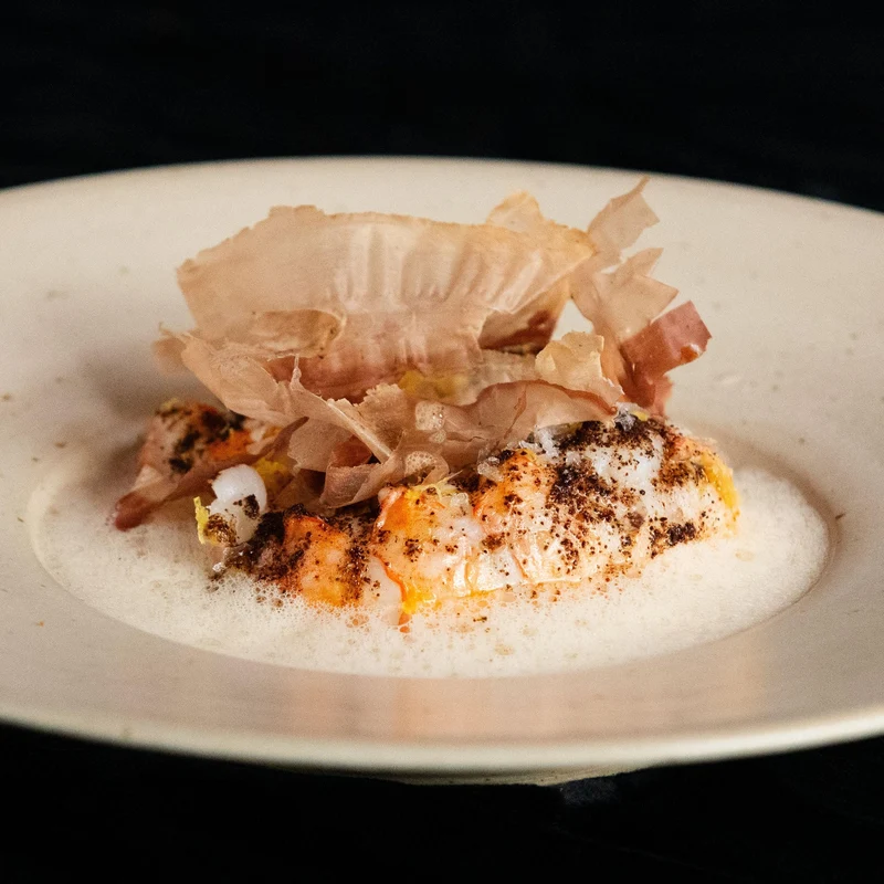 Restaurant 212 - Langoustine gegaard in eendenvet