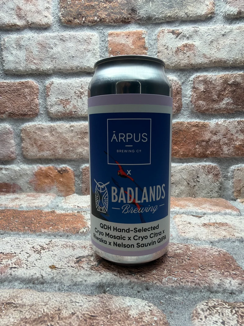 Ārpus Brewing Co. Ārpus X Badlands Brewing QDH Hand-Selected Cryo Mosaic X Cryo Citra X Riwaka X Nelson Sauvin QIPA - 44 CL