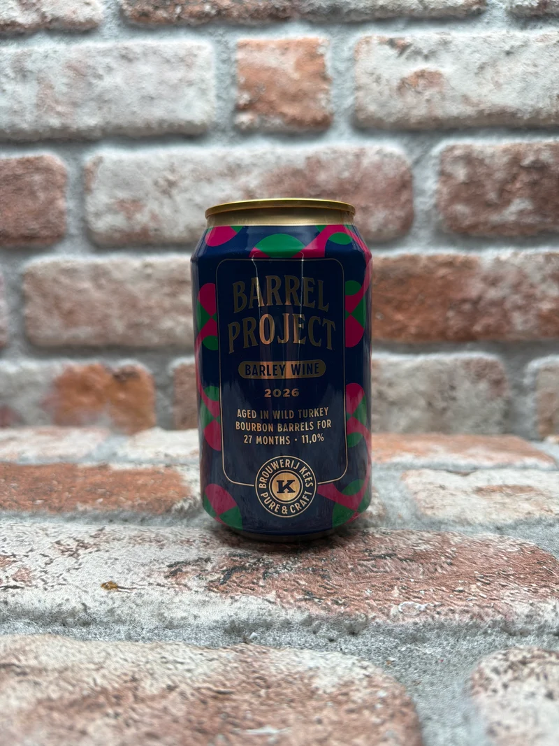 Brouwerij Kees Barrel Project 2026 Barley Wine Aged In Wild Turkey Barrels Barleywine - 33 CL