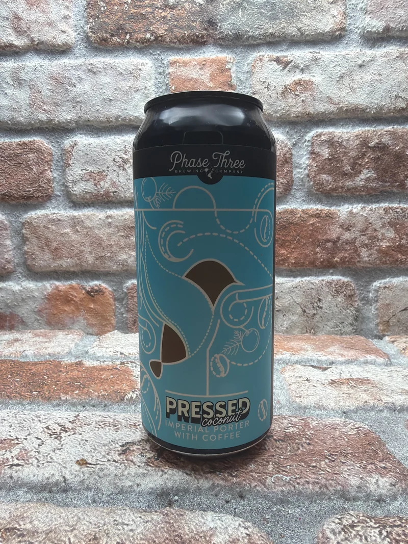Phase Three Brewing Pressed - Coconut Porter - 47.3 CL (1 pint)