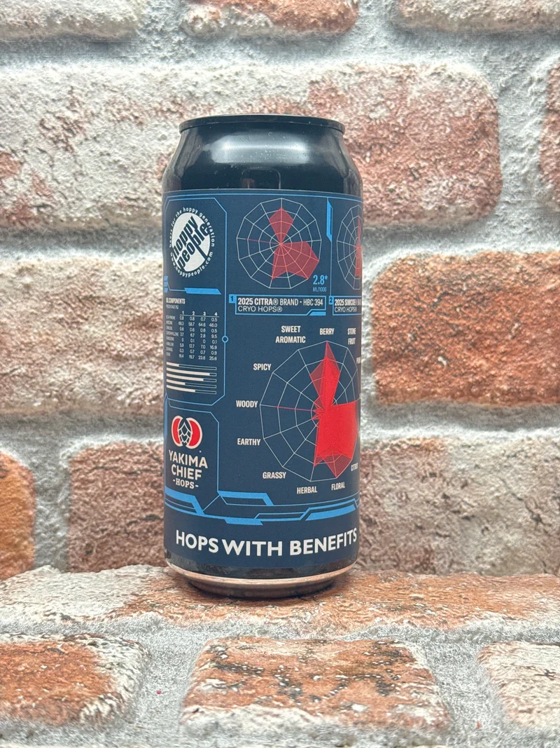Hoppy People Hops With Benefits IPA - 44 CL