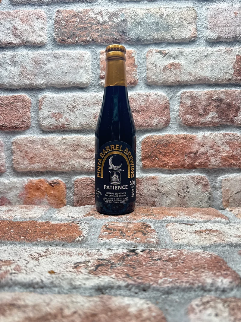 PINTA Barrel Brewing Patience 5th Anniversary (2026) Stout - 33 CL