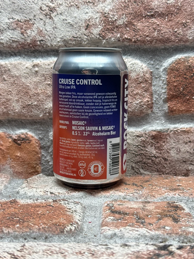 Rock City Brewing Cruise Control Non-Alc IPA - 33 CL
